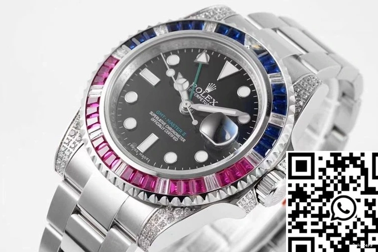 Master II SAru-78209 Factory Rolex 116759 Dial Black ROF GMT 1215